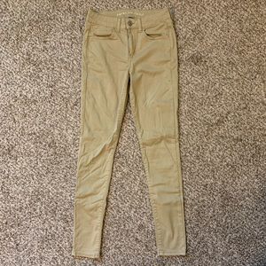American Eagle Khaki Jegging Long Length